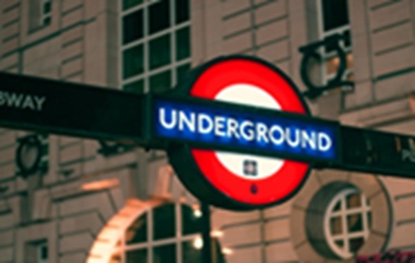 London Underground tube train